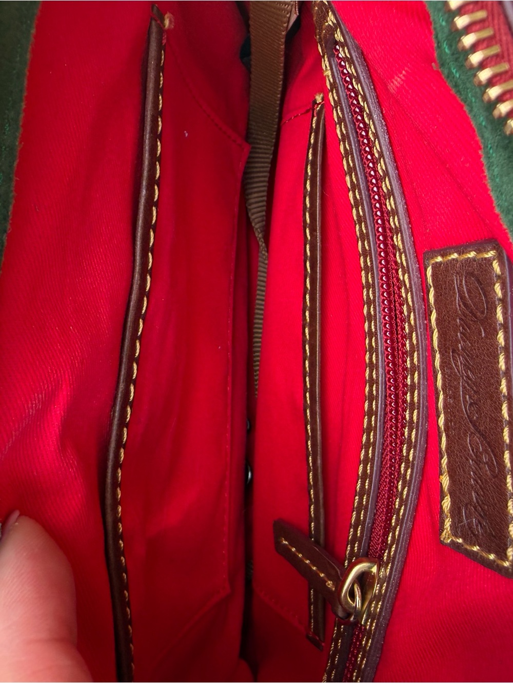 Dooney & Bourke Brown Florentine Leather shoulder bag - Picture 5 of 16